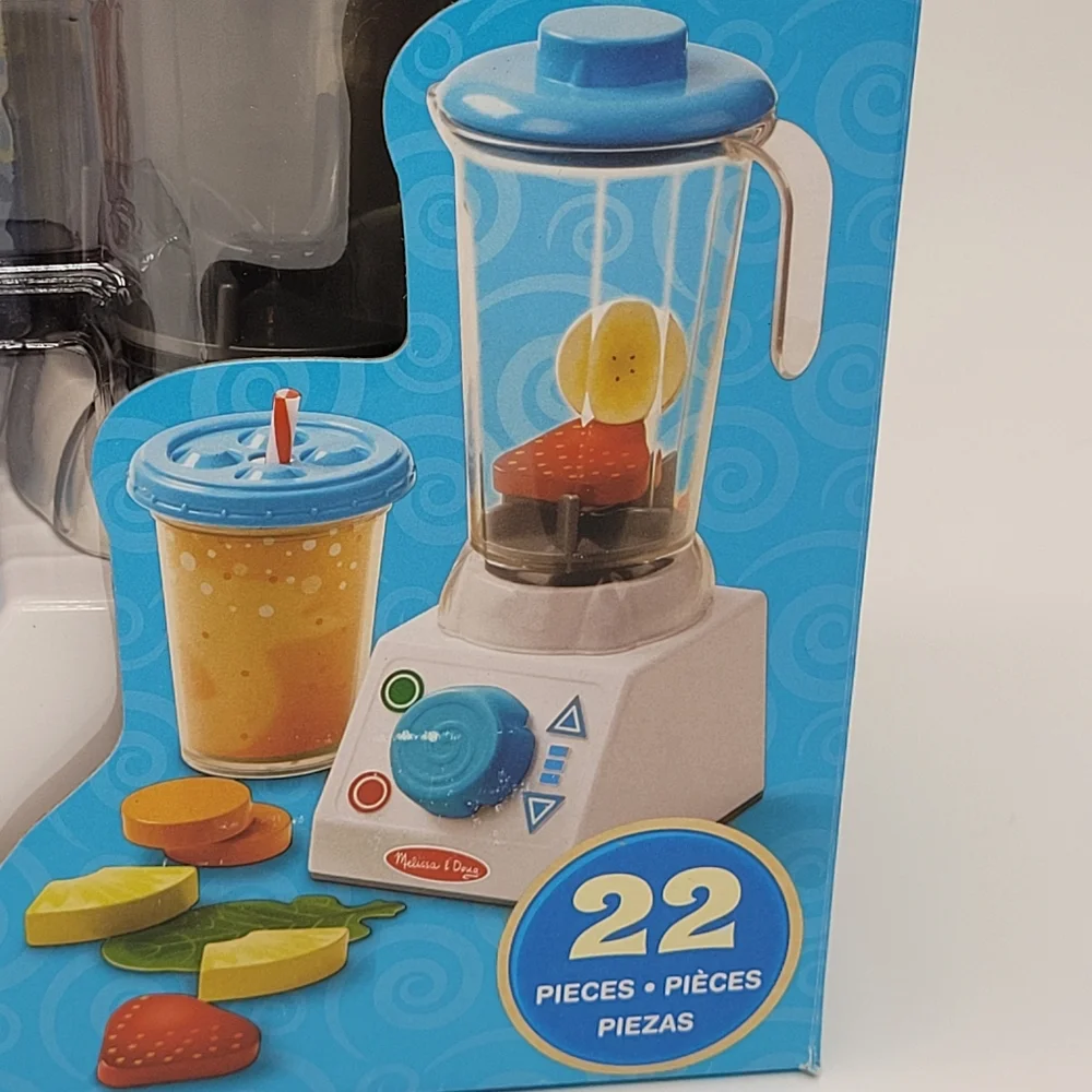 Melissa & Doug Smoothie Maker Blender Set 22 Pieces Imagnative Play Gift NEW